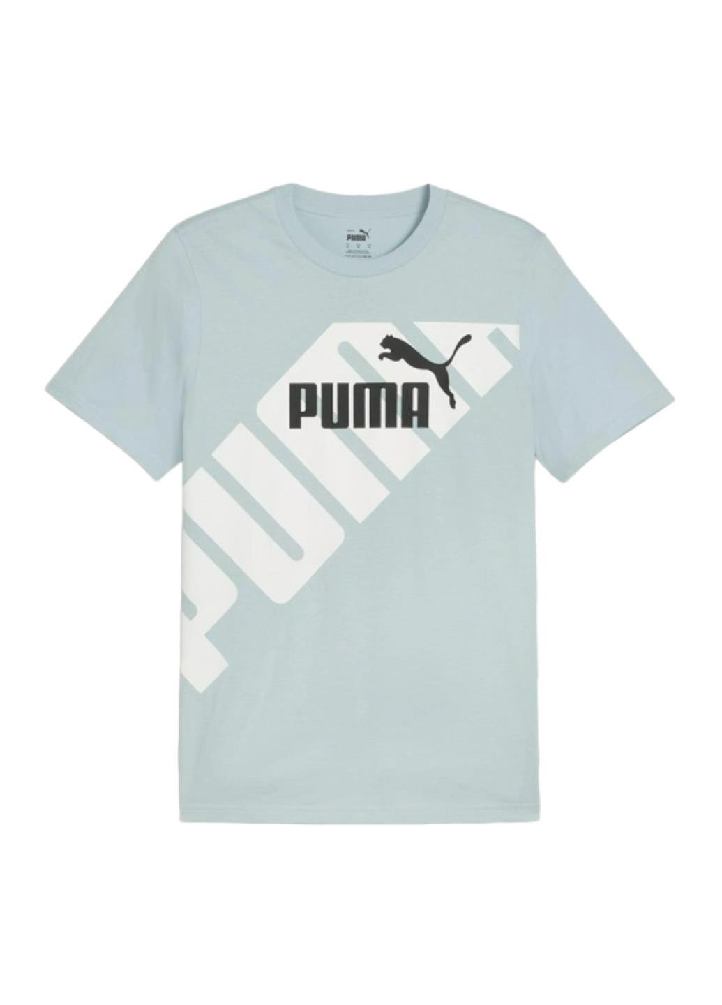 Голубая футболка 67896022 Puma Power Graphic Tee