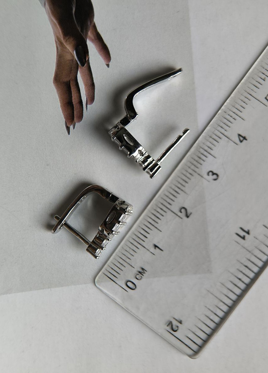 Серьги Silver Flame (350941261)