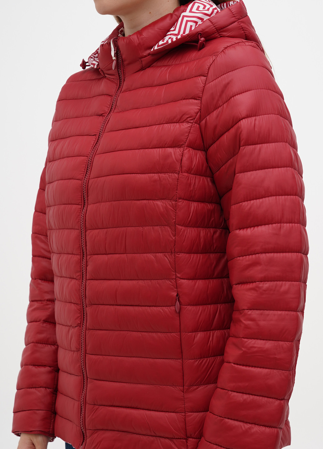 Красная демисезонная двухсторонняя куртка Minority