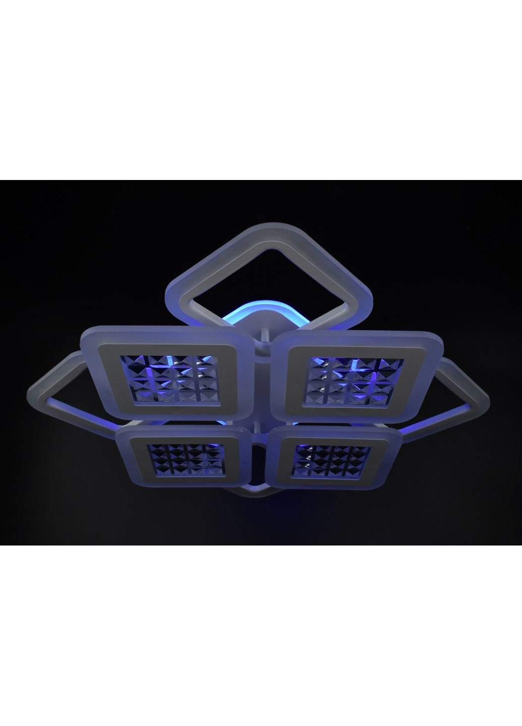 Люстра стельова LED з пультом A2723/4+4S-RGB-wh Білий 11х54х62 см. Sunnysky (253629553)