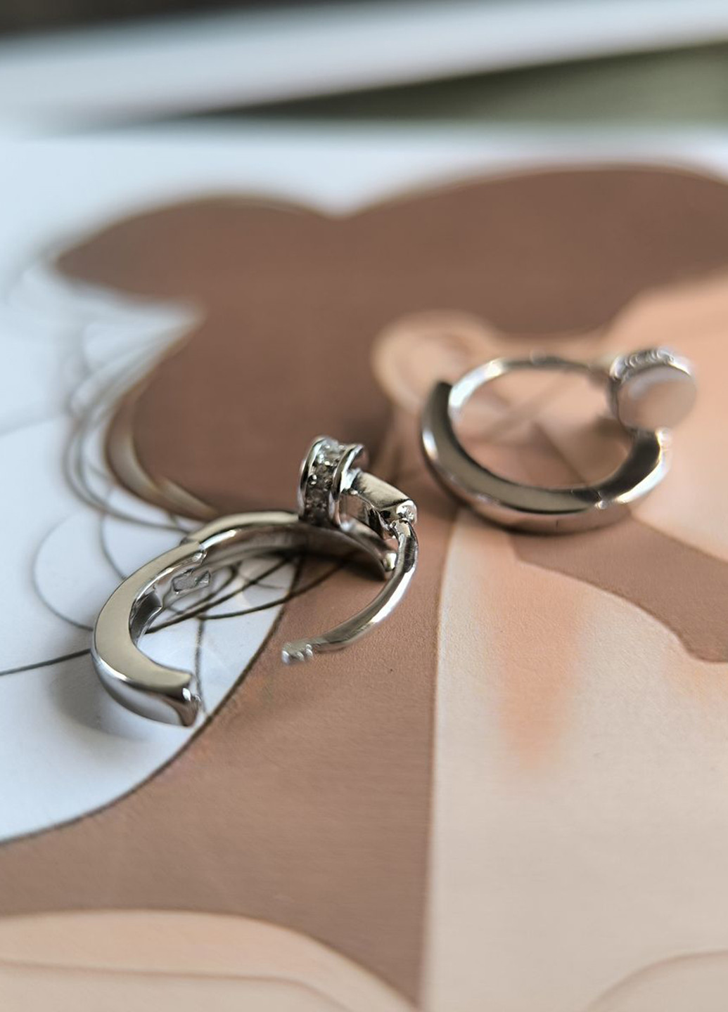 Сережки Silver Flame (354214516)