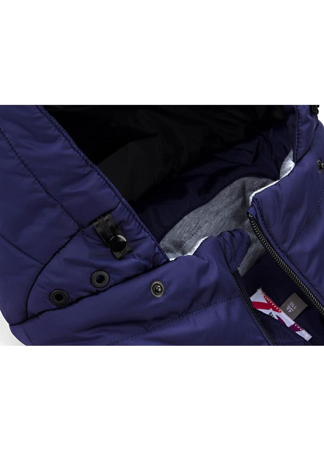 Фиолетовая демисезонная куртка с капюшоном (sicmy-g306-134b-blue) Snowimage