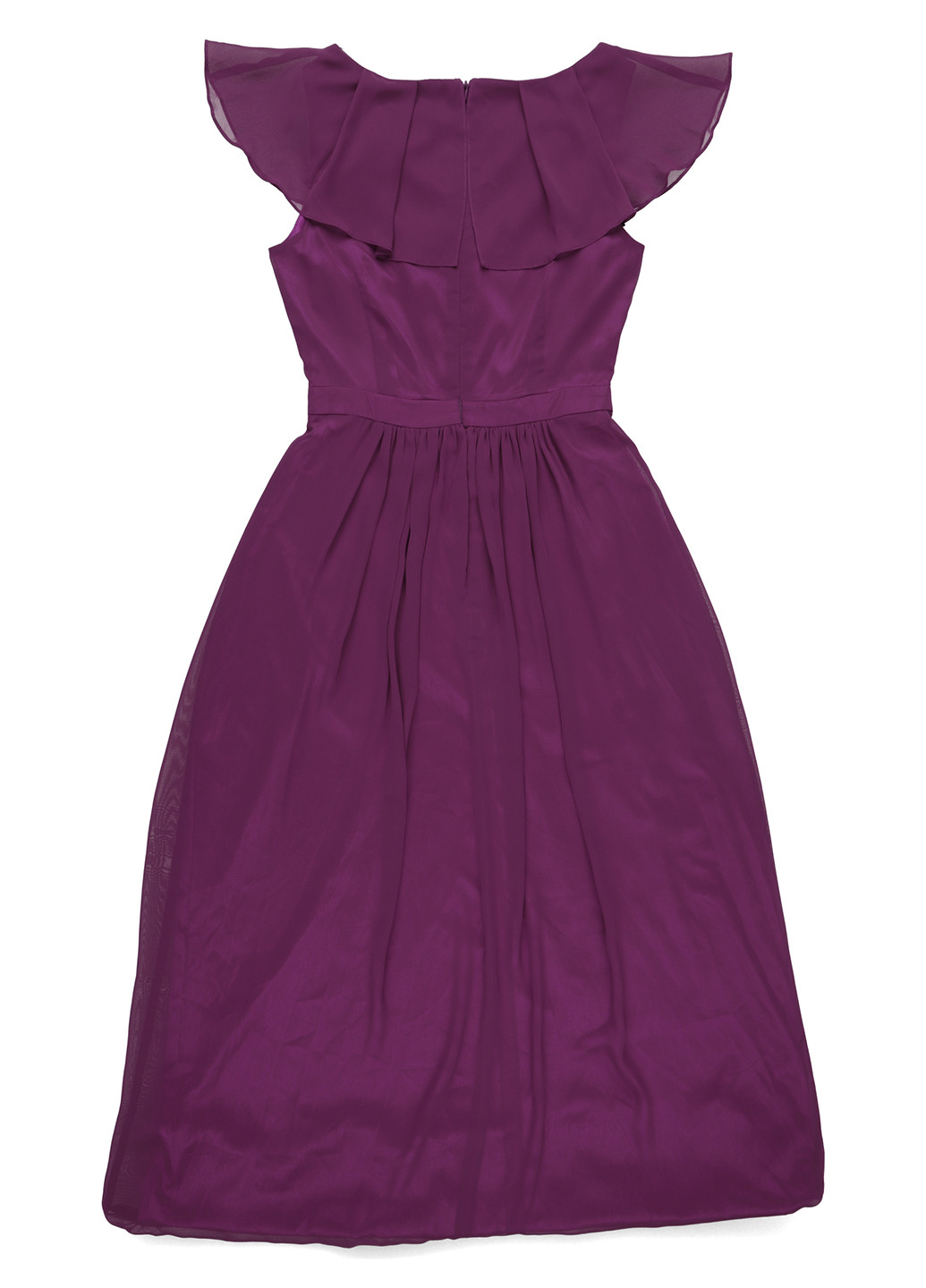 Фиолетовое кэжуал платье Swing однотонное