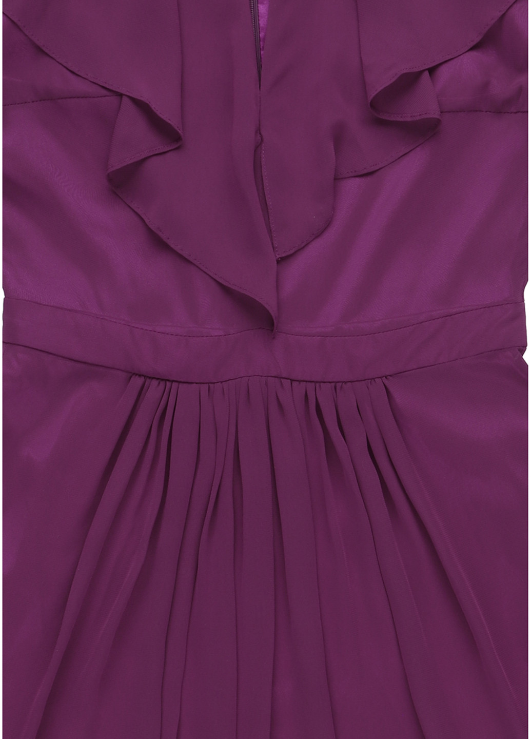 Фиолетовое кэжуал платье Swing однотонное