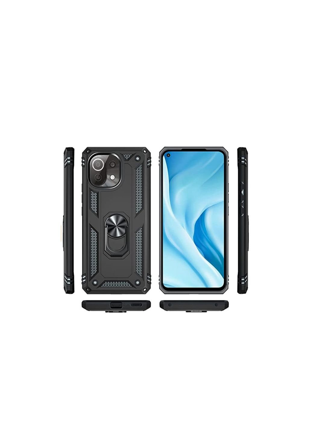 Чехол для мобильного телефона Military Xiaomi Mi 11 Lite / Mi 11 Lite 5G Black (706642) BeCover (252573333)