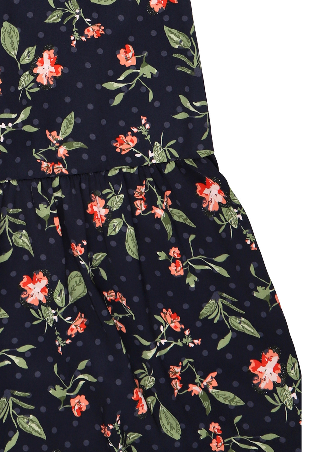 Темно-синее кэжуал платье на запах Vero Moda с цветочным принтом