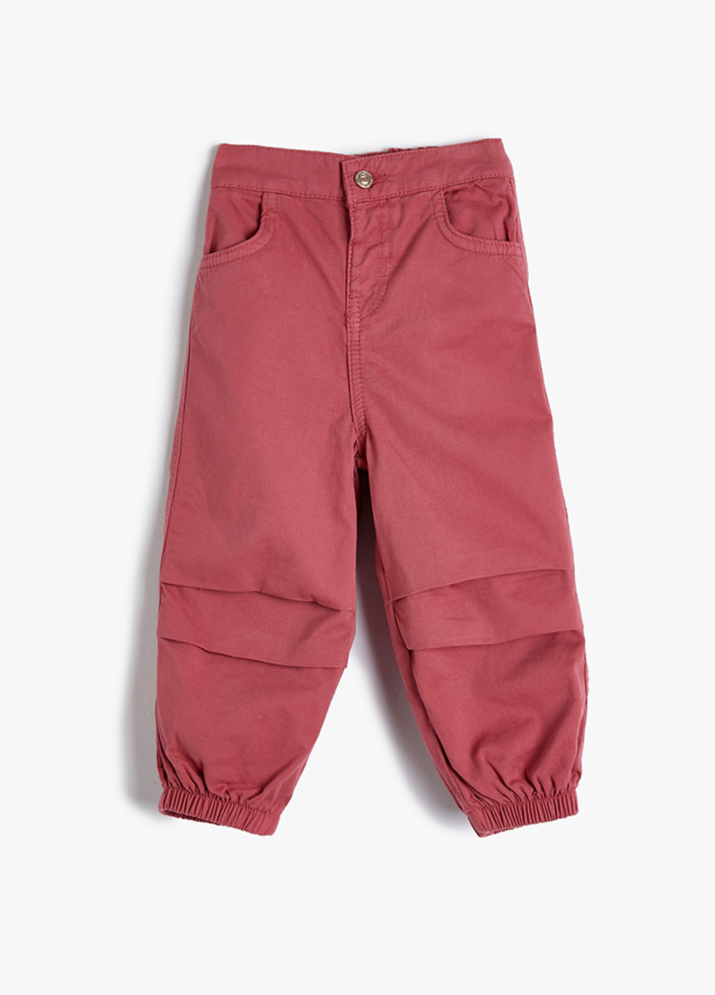 Темно-розовые кэжуал демисезонные джоггеры брюки KOTON