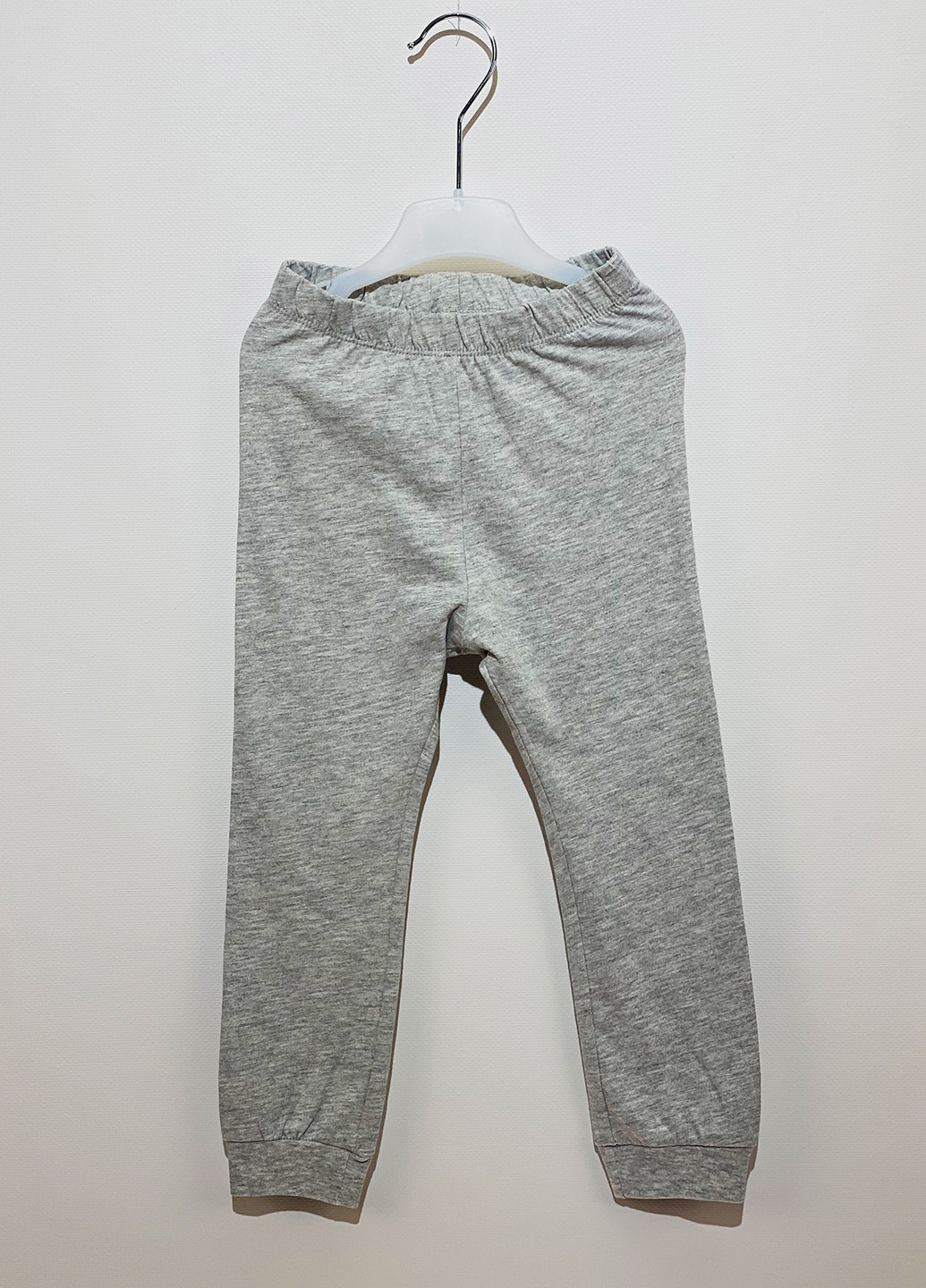 Светло-серые домашние демисезонные брюки зауженные H&M