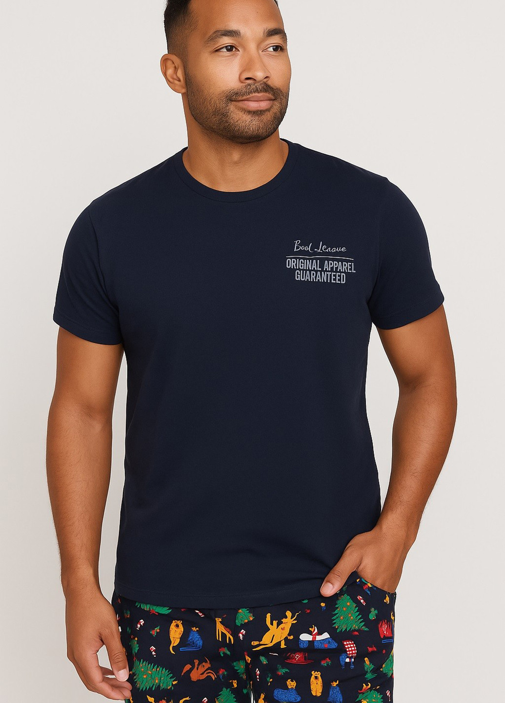 Темно-синя футболка Livergy