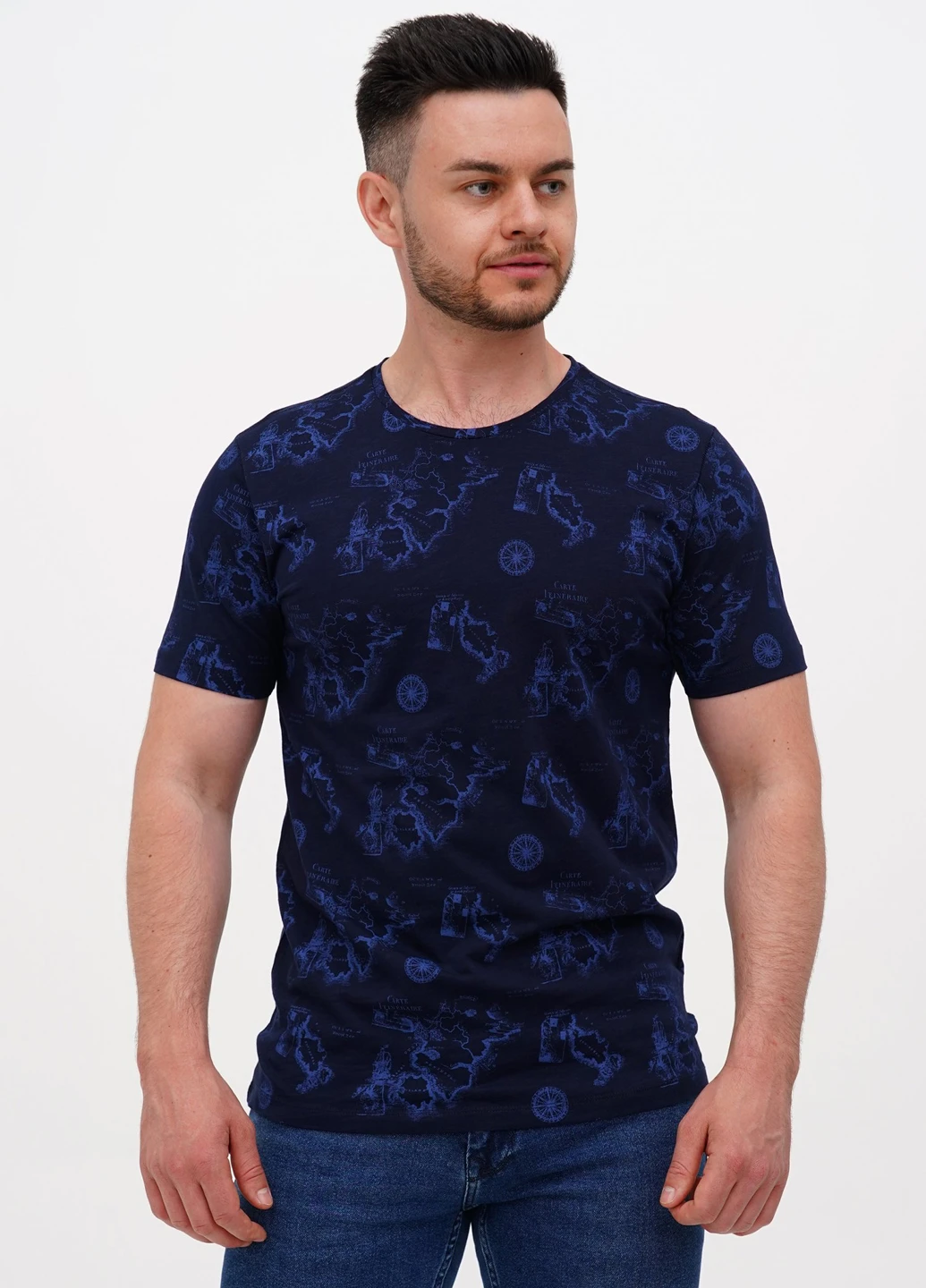 Темно-синяя футболка Trend Collection