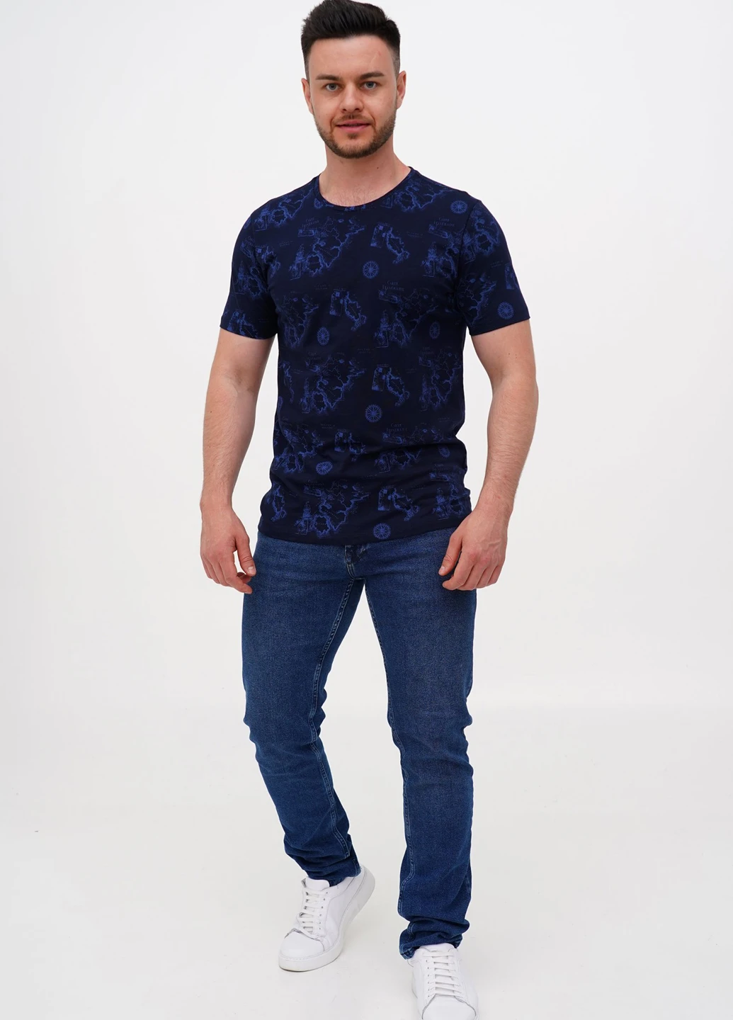 Темно-синяя футболка Trend Collection