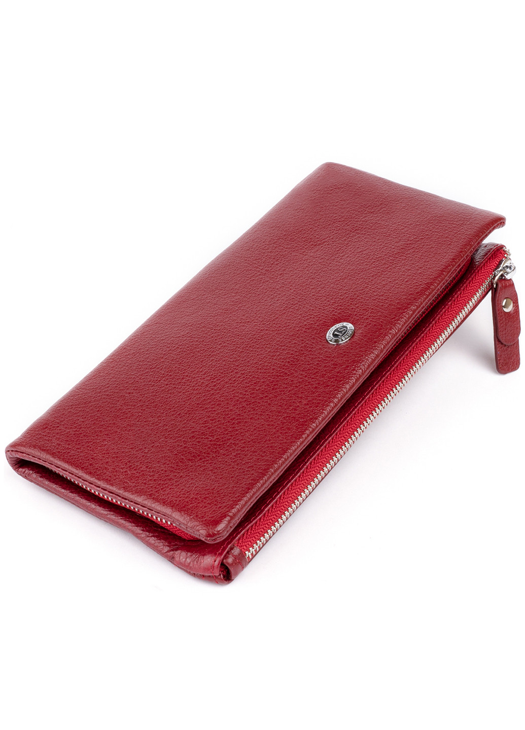 Женский кожаный кошелек-клатч 20,8х10х2 см st leather (229458758)
