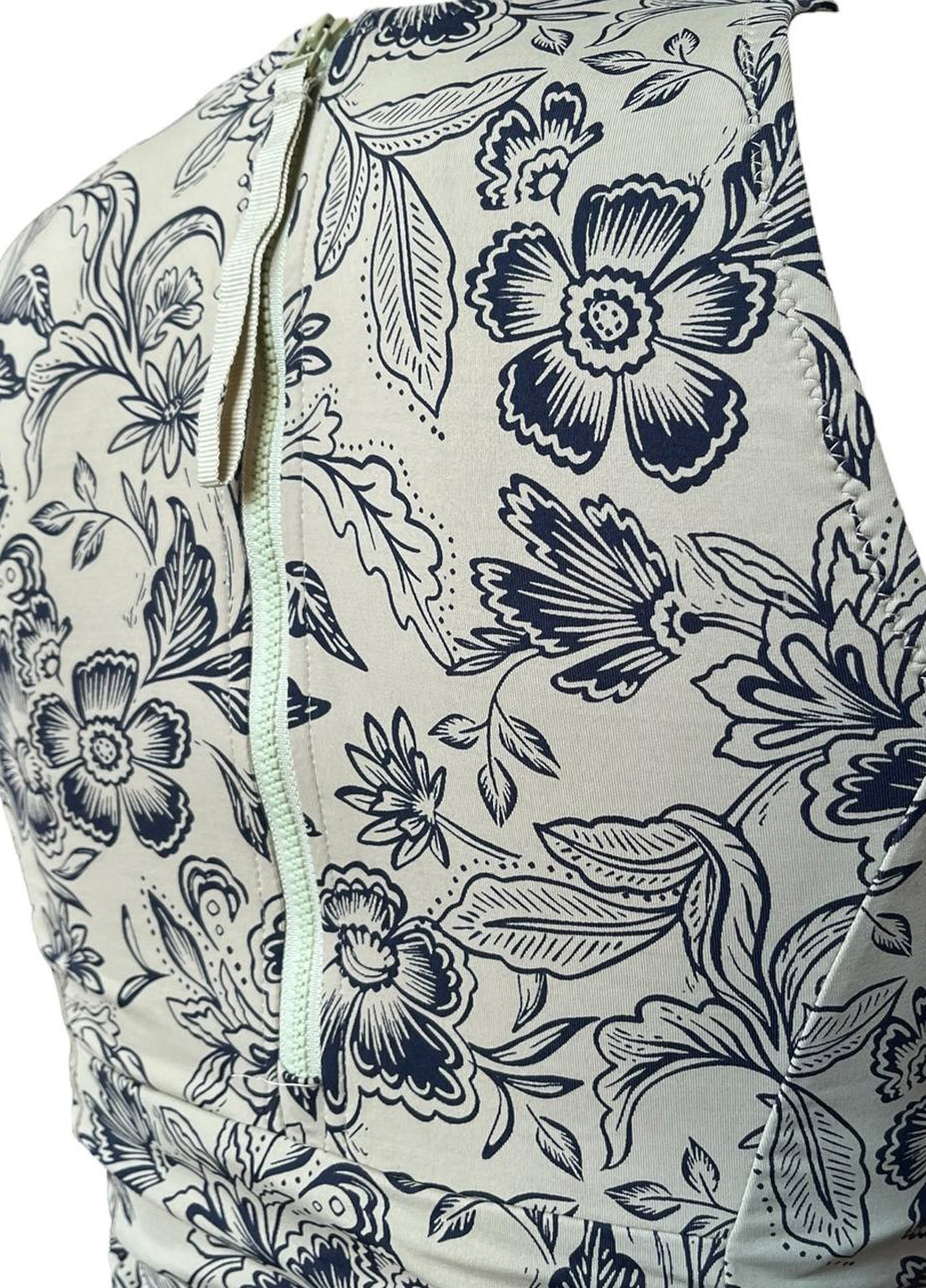 Оливковий літній купальник суцільний Garnet Hill