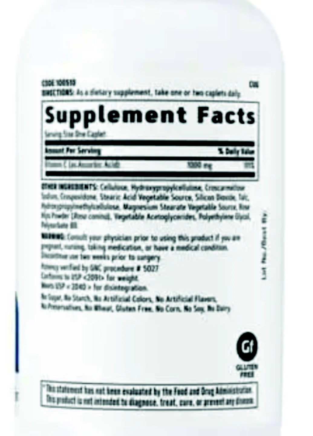 Вітамін С Vit C 1000 Time Relea 90 caps GNC (254371969)