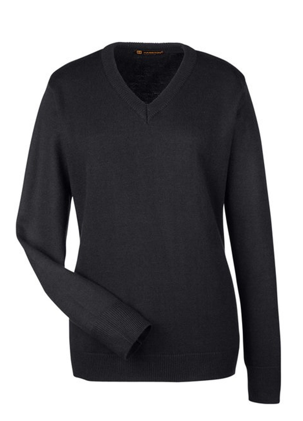 Чорний демісезонний пуловер пуловер Harriton