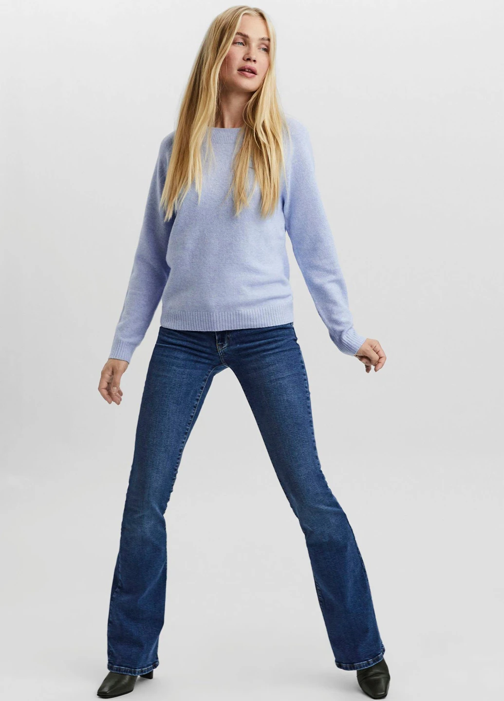 Блакитний демісезонний светр Vero Moda