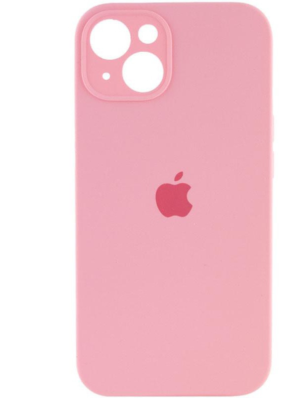 Силіконовый Чохол Накладка Закрита Камера Silicone Case Full Camera Для iPhone 13 Pink No Brand (254091884)