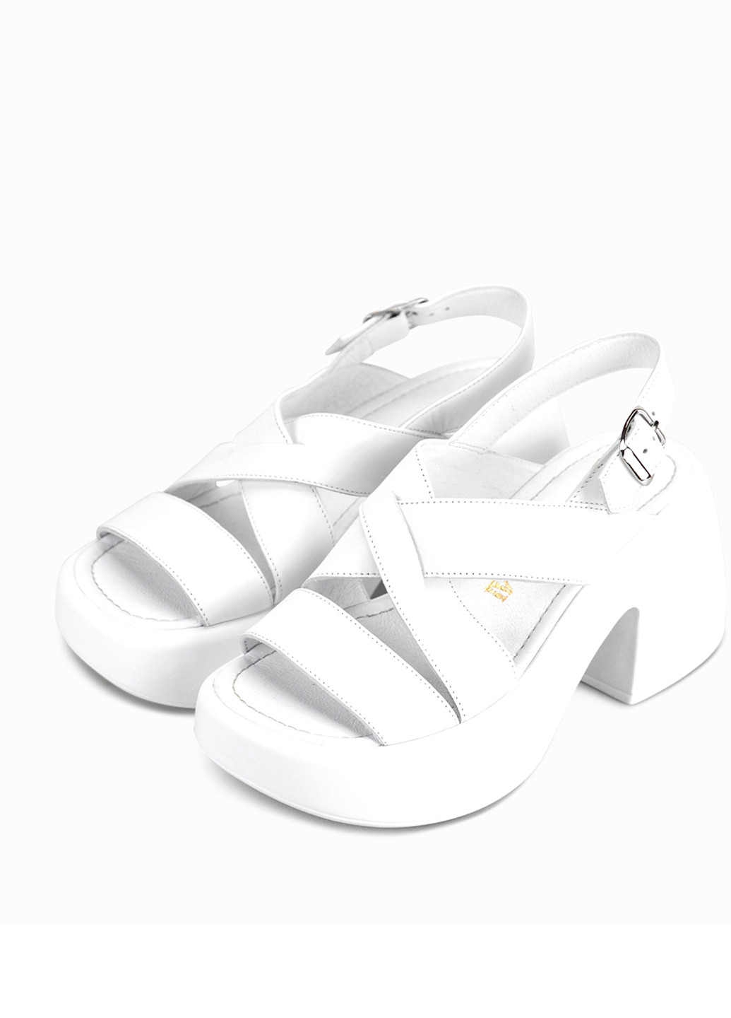 Белые босоножки vm villomi с ремешком