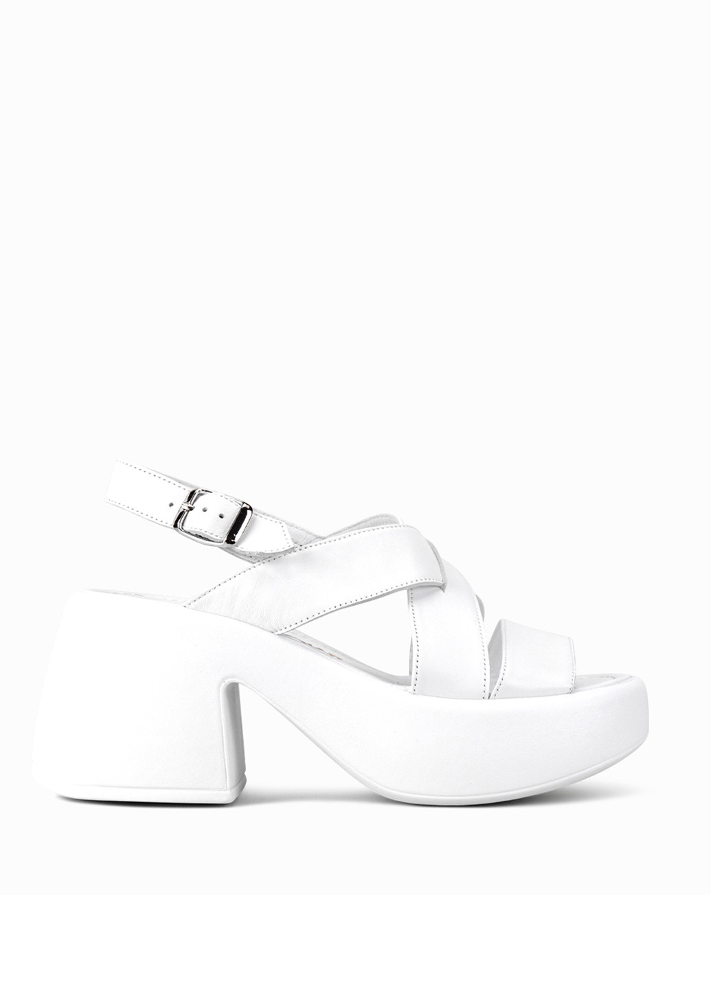 Белые босоножки vm villomi с ремешком