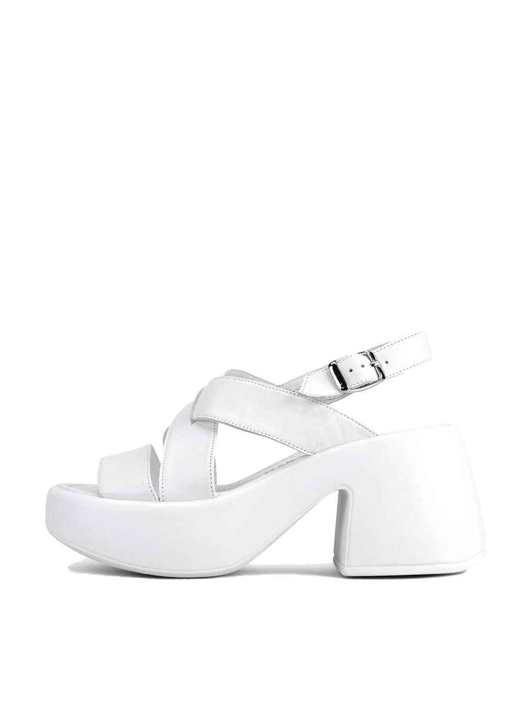 Белые босоножки vm villomi с ремешком