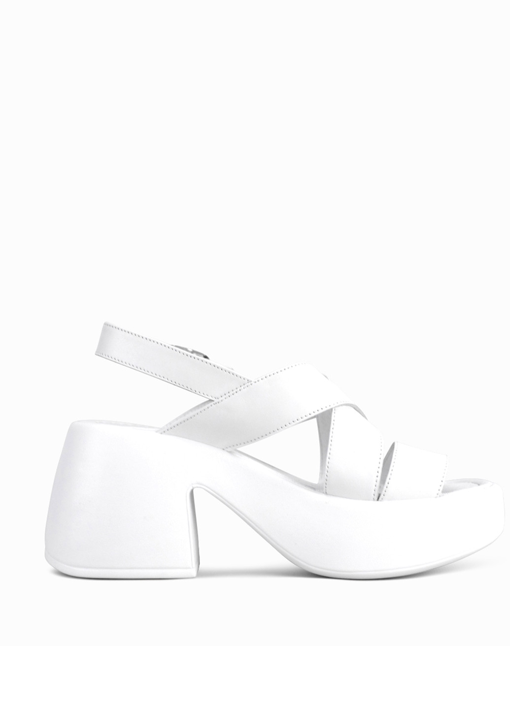 Белые босоножки vm villomi с ремешком