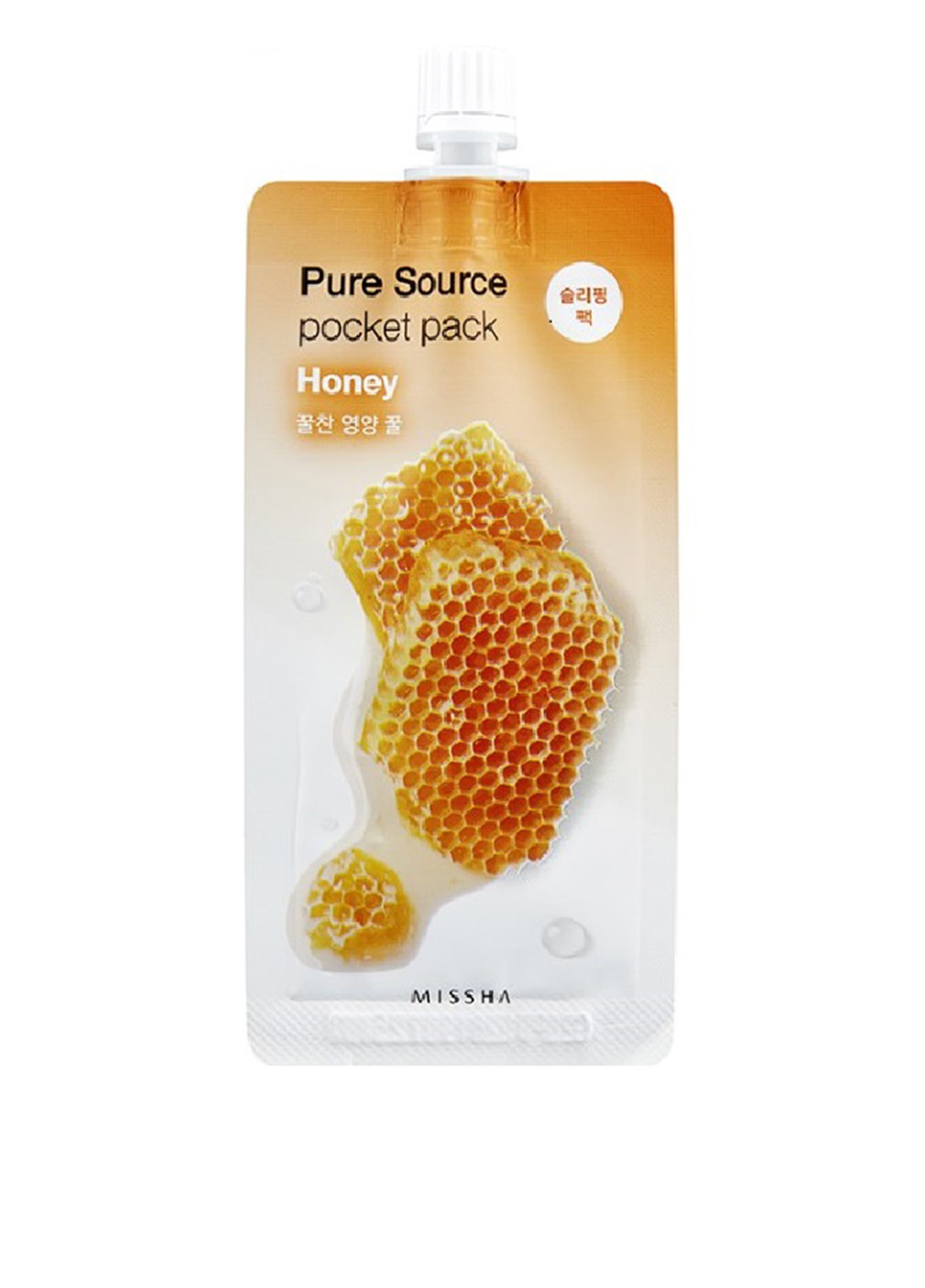 Маска для лица с мёдом Pure Source Pocket Pack Honey, 10 мл MISSHA (184857537)