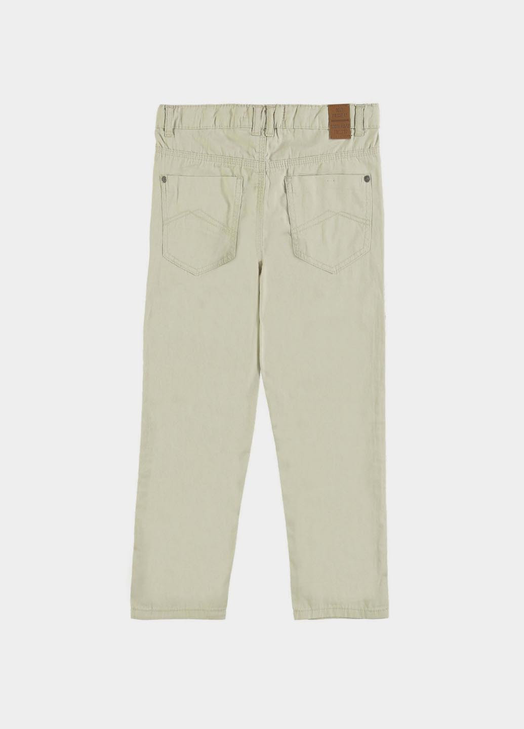 Бежевые демисезонные зауженные джинсы Piazza Italia