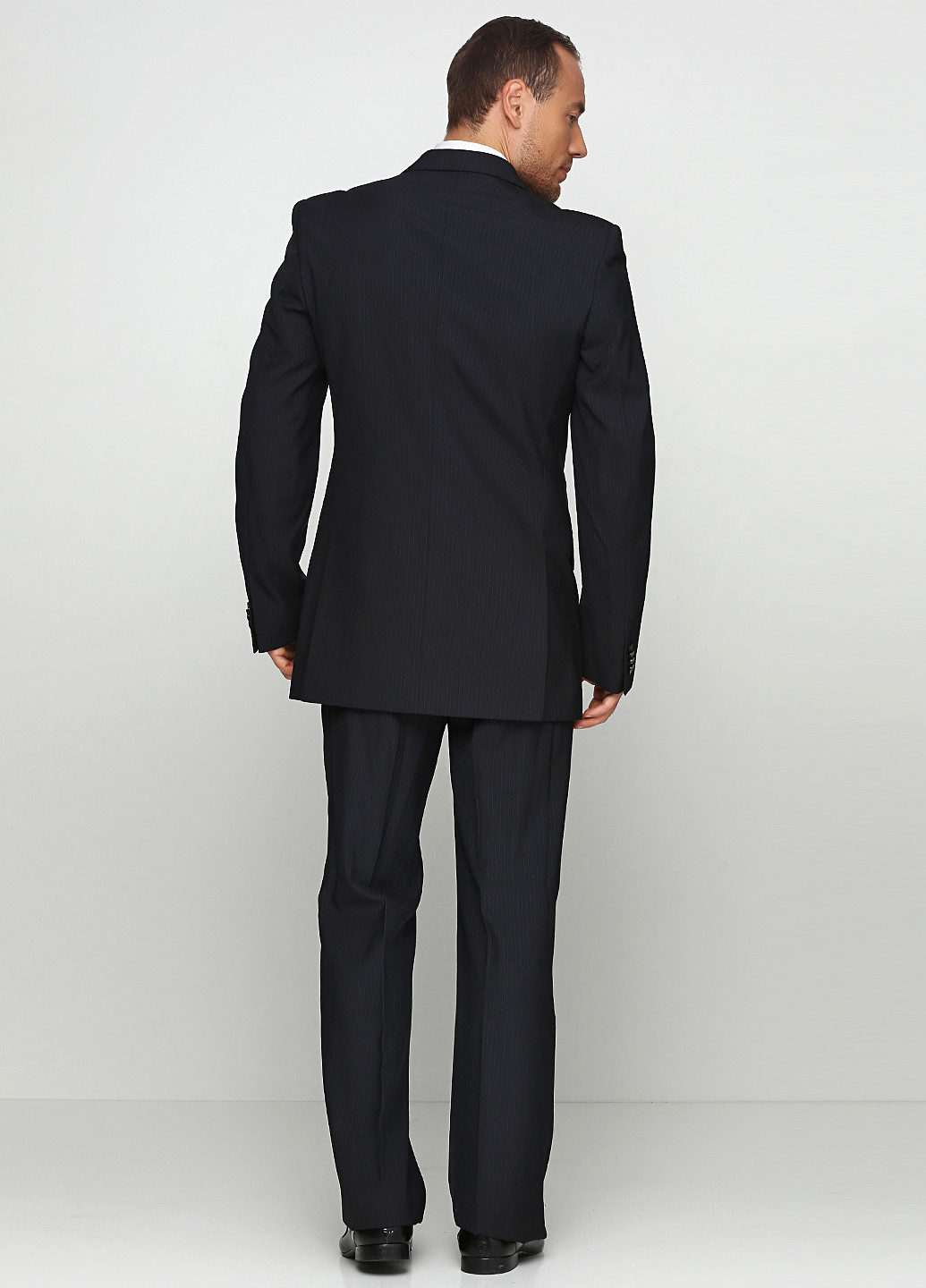 Чорний демісезонний костюм (пиджак, брюки) брючний Galant