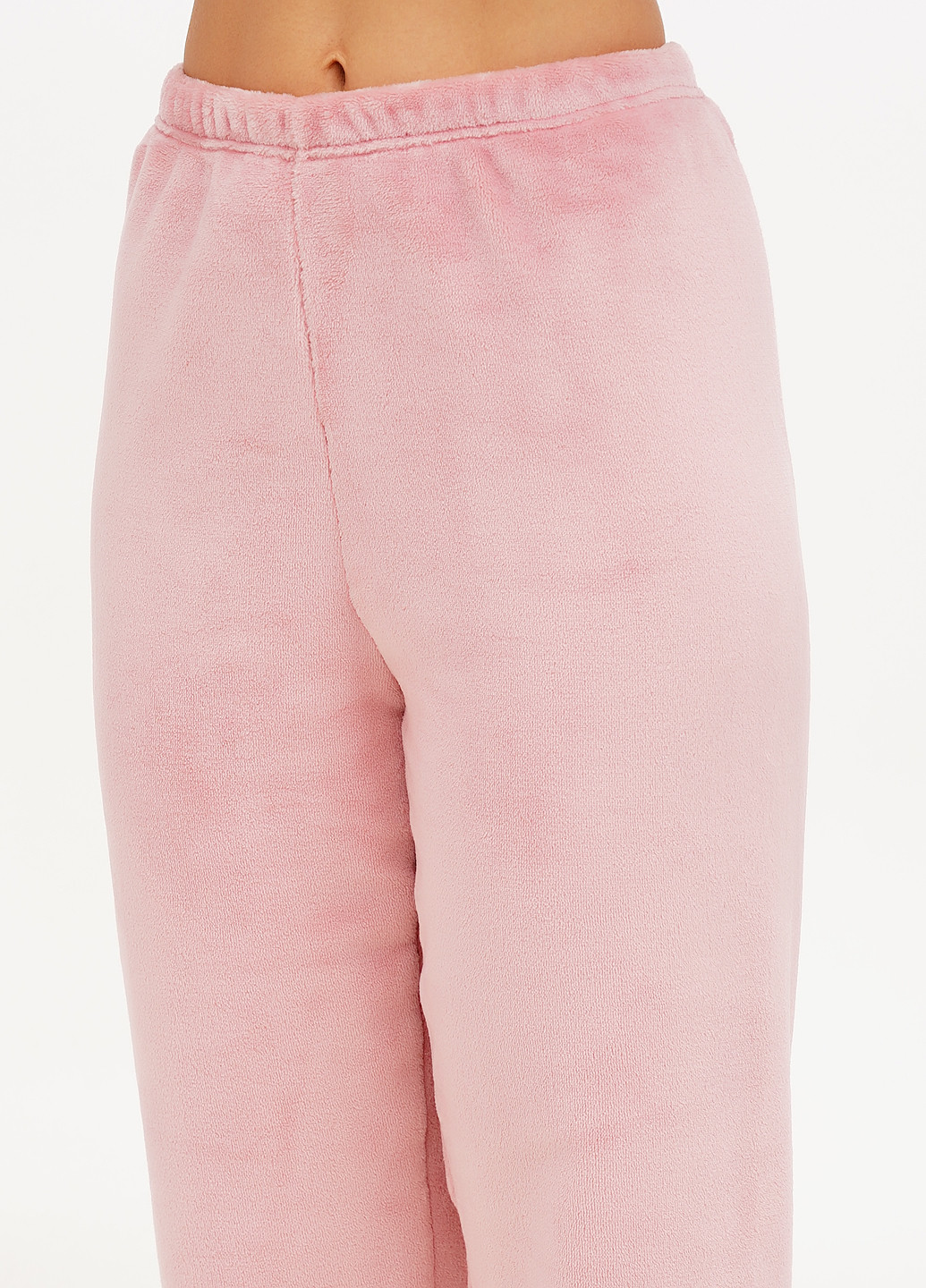 Светло-розовая всесезон пижама (лонгслив, брюки) лонгслив + брюки Aniele