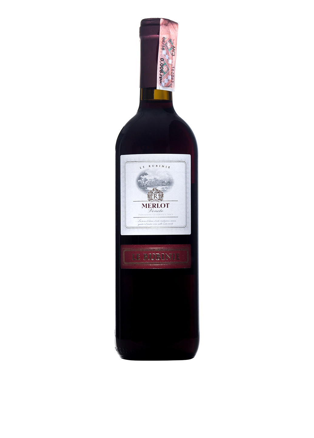 Вино Le Rubinie Merlot Veneto IGT, 0.75 л Verga червоне