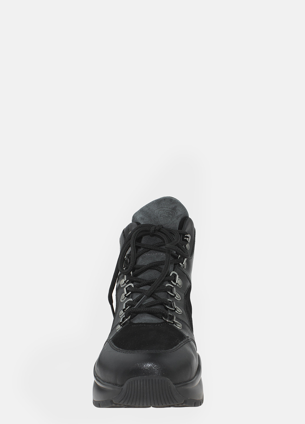 Зимние ботинки rdl39 черный Daragani из натуральной замши