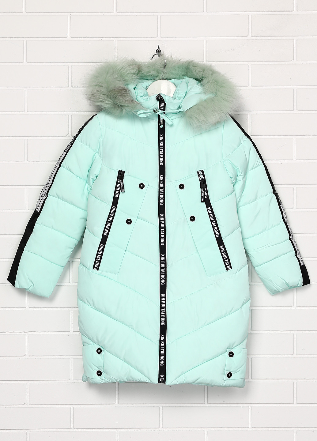 Бирюзовая зимняя куртка XRTR