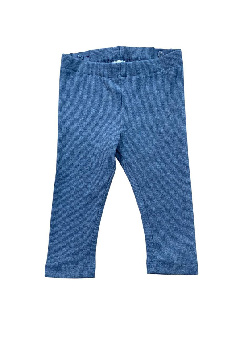 Синие кэжуал демисезонные брюки H&M