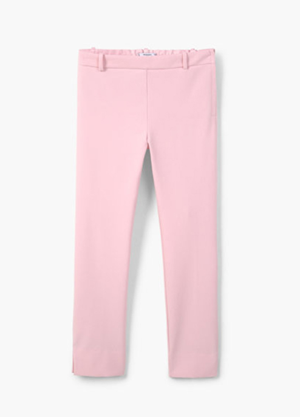 Розовые кэжуал демисезонные зауженные брюки Mango
