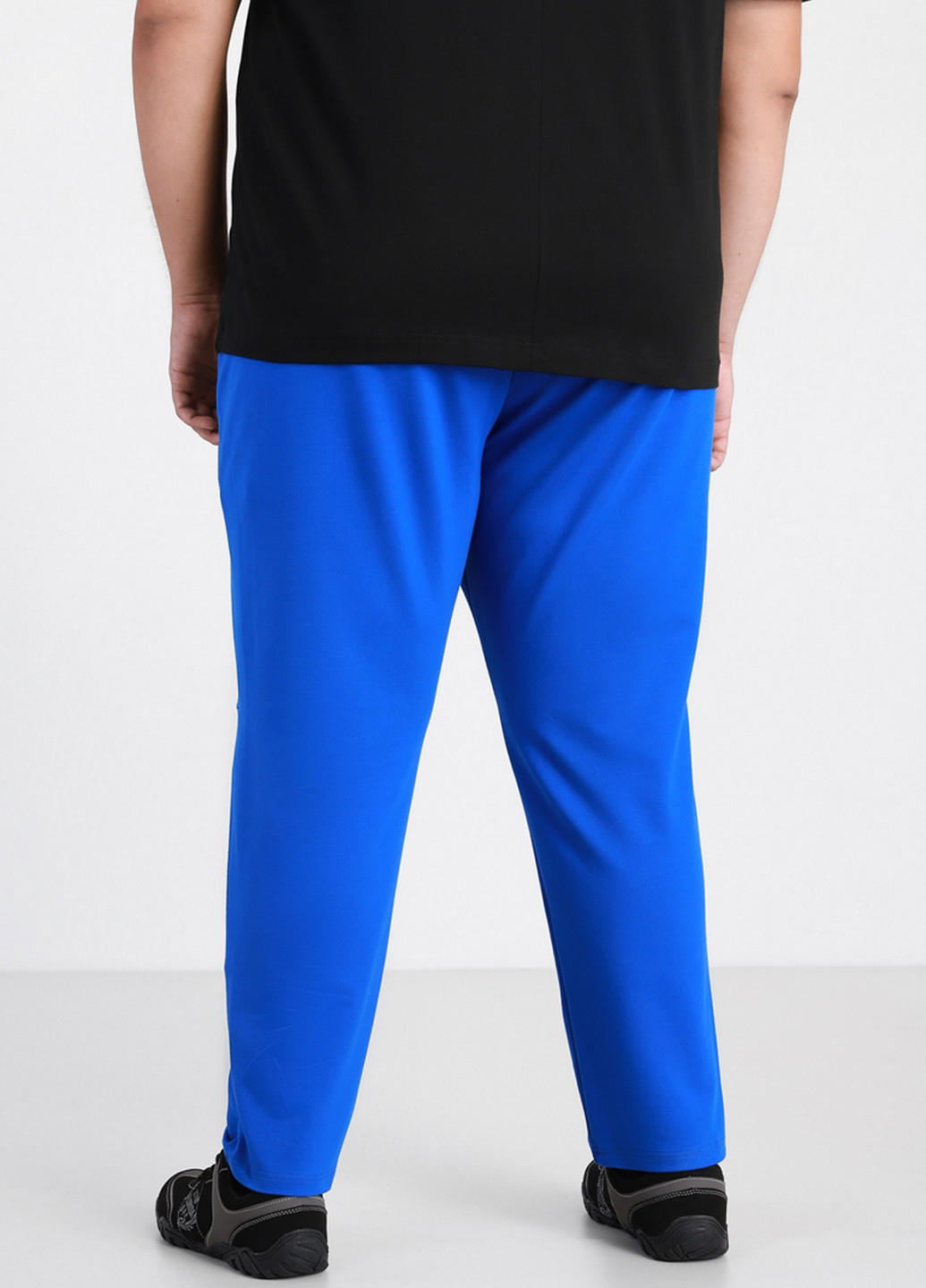 Синие спортивные демисезонные зауженные брюки Promin
