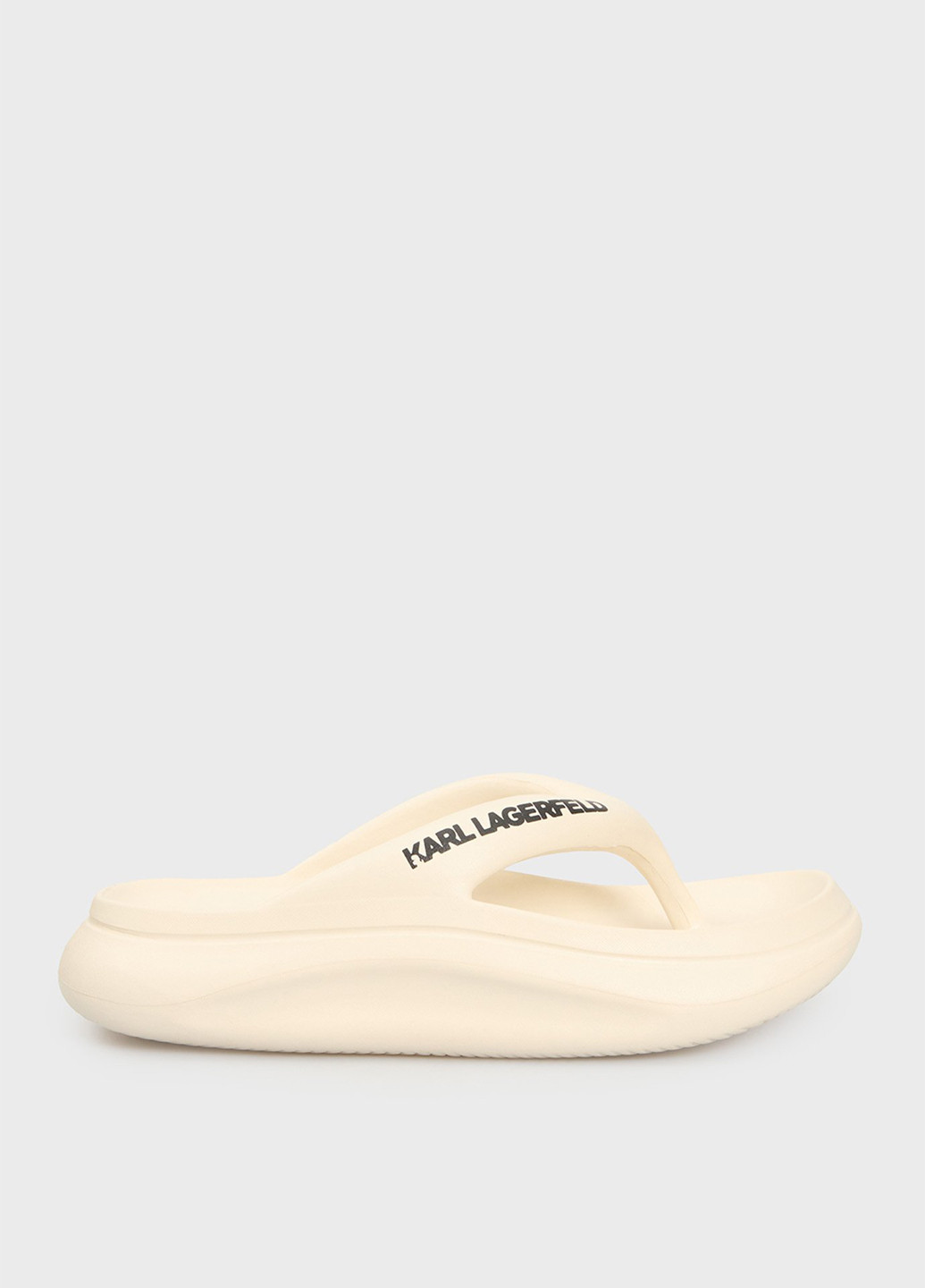 Светло-бежевые кэжуал вьетнамки Karl Lagerfeld