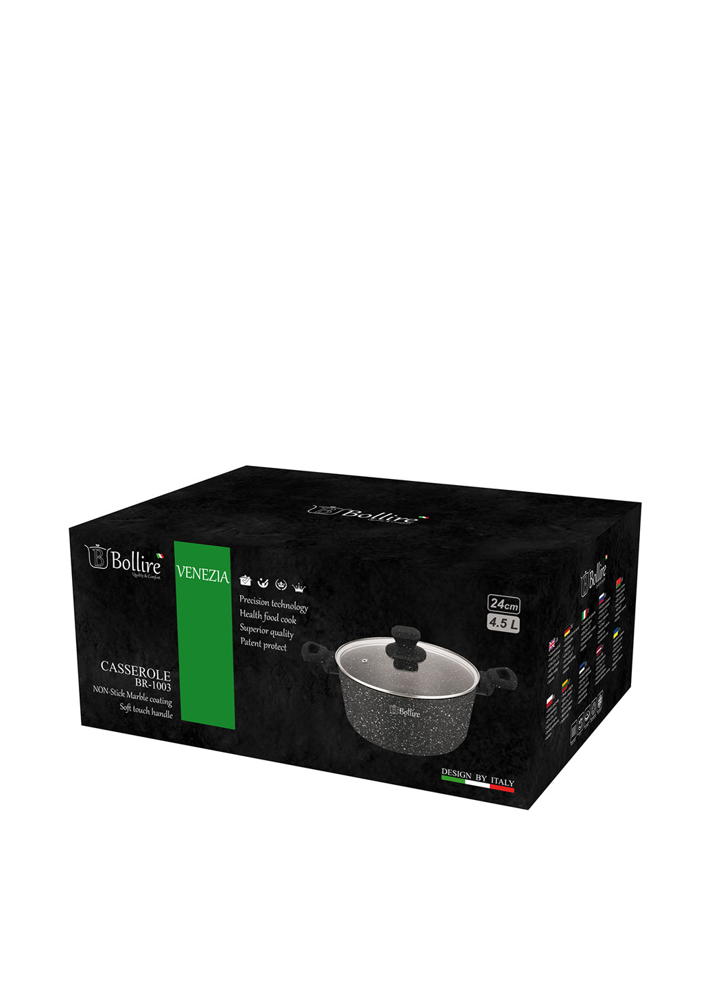 Кастрюля с крышкой, 4,5 л Bollire (111337962)