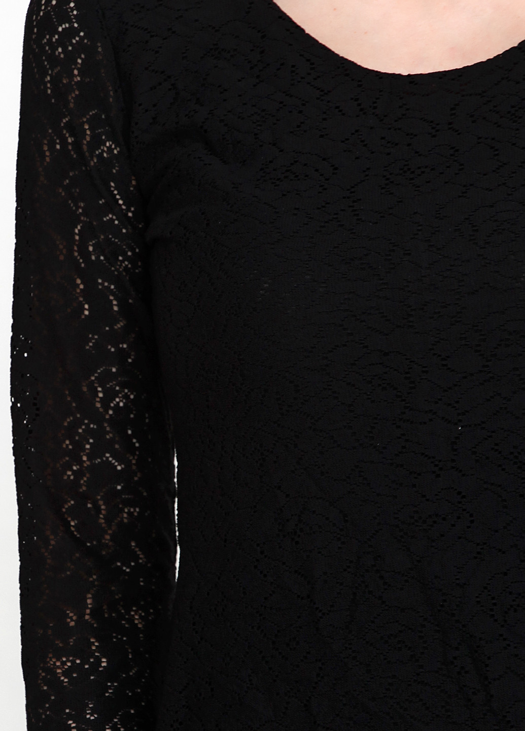 Черное кэжуал платье короткое Monki фактурное