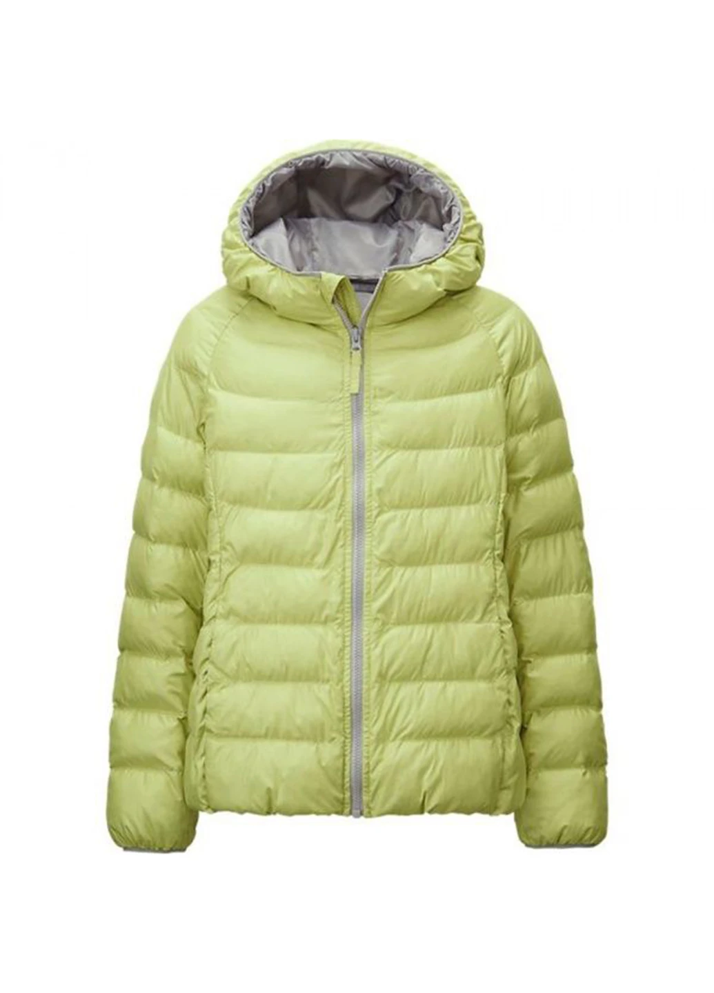 Зеленая зимняя куртка Uniqlo