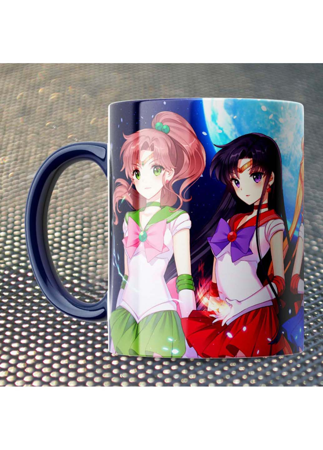 Чашка Fan Girl Сейлор Марс Сейлор Венера Сейлор Юпитер Сейлор Меркурий Сейлор Мун - Sailor Moon 330 мл (254915361)