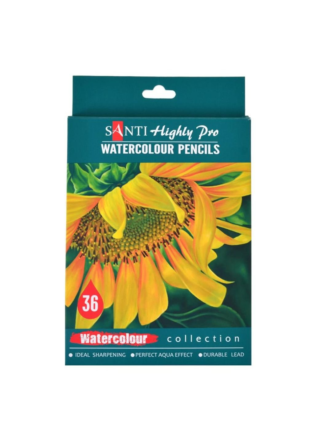 Карандаши цветные Highly Pro 36 шт акварельные (742387) Santi (254065627)