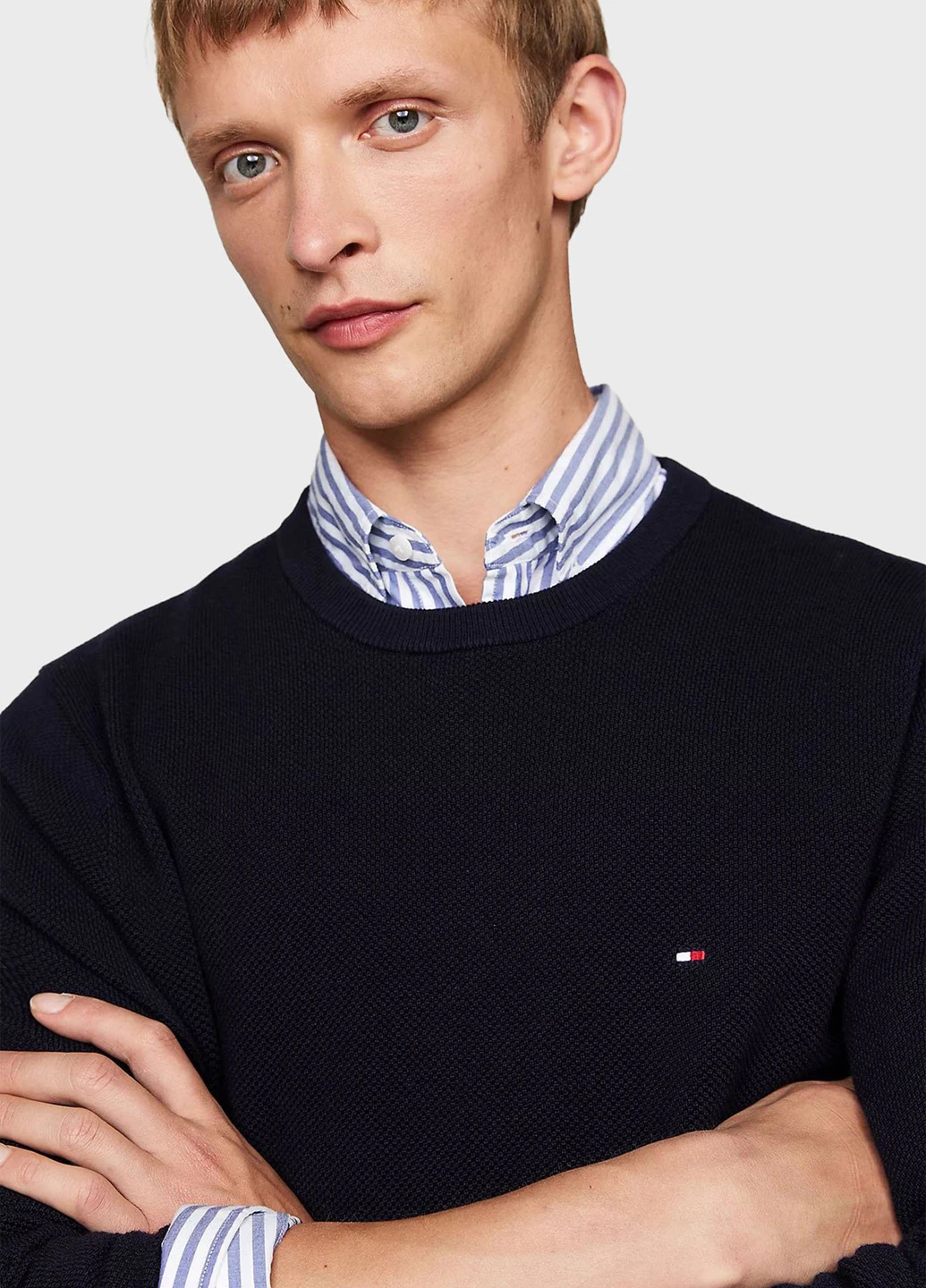 Темно-синій демісезонний джемпер джемпер Tommy Hilfiger