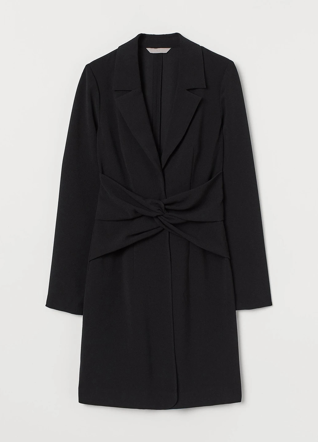 Чорна кежуал сукня сукня-жакет H&M однотонна