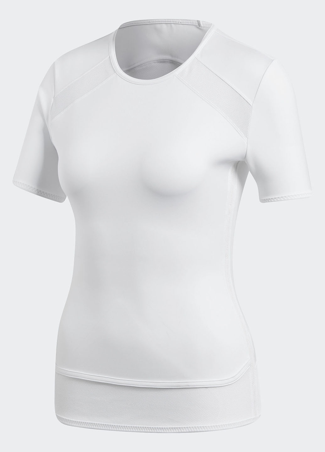 Белая всесезон футболка с коротким рукавом adidas