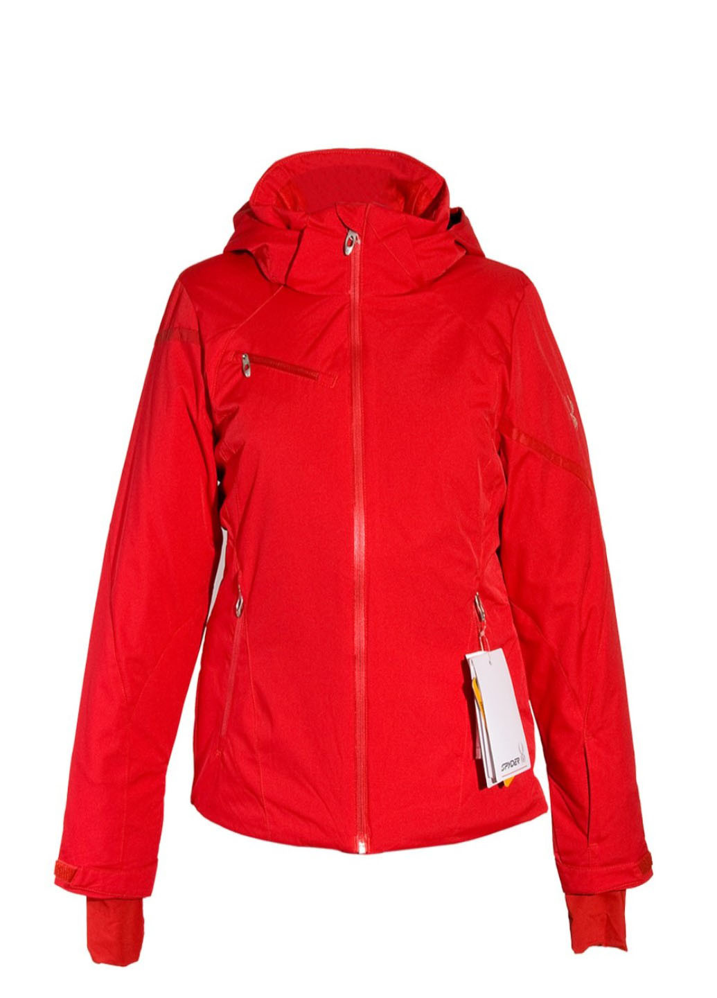 Красная зимняя куртка лыжная Spyder