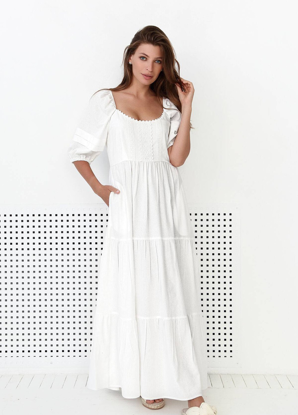 Белое сукня Nenka