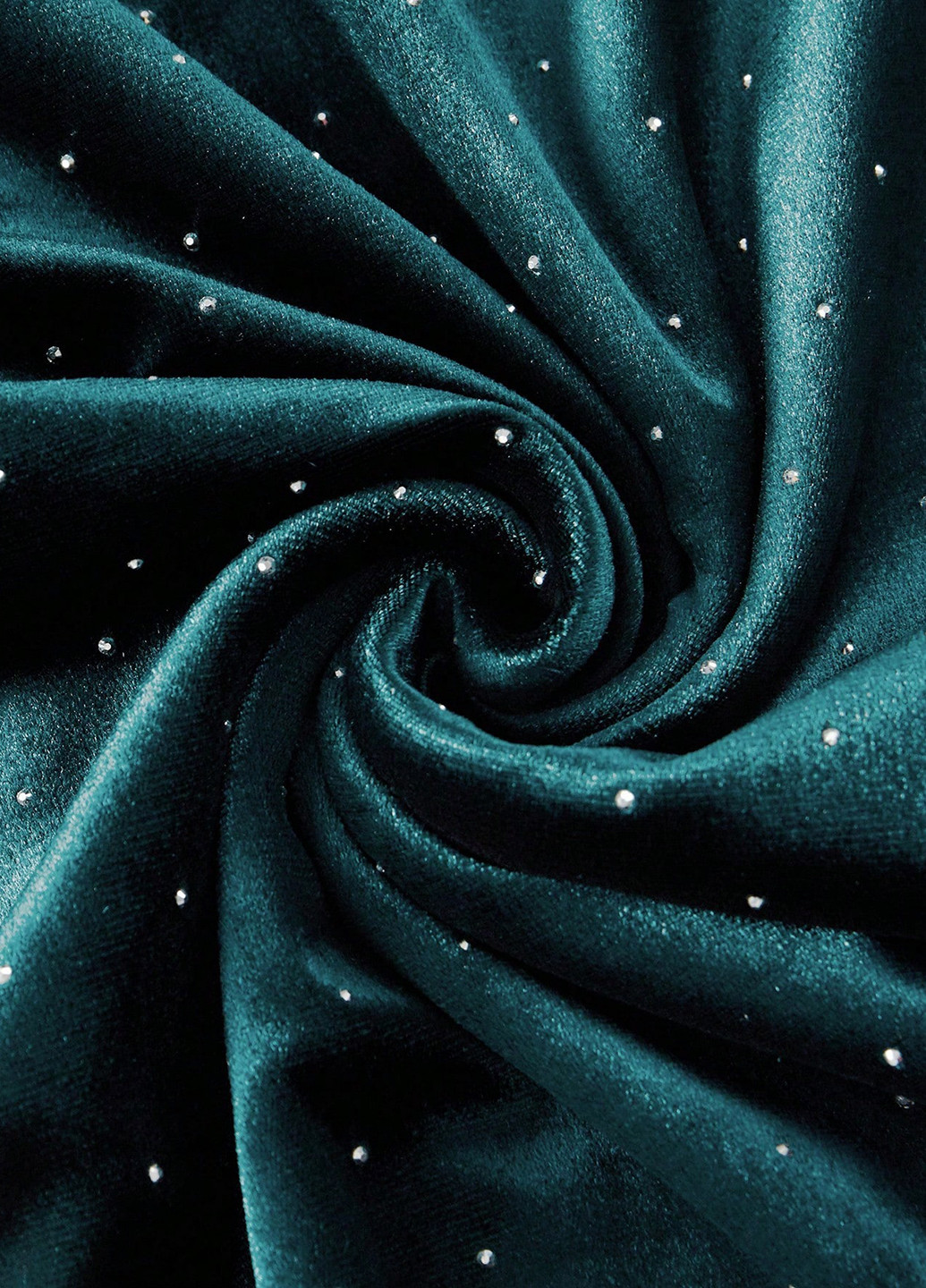 Смарагдова вечірня сукня кльош SHEIN однотонна