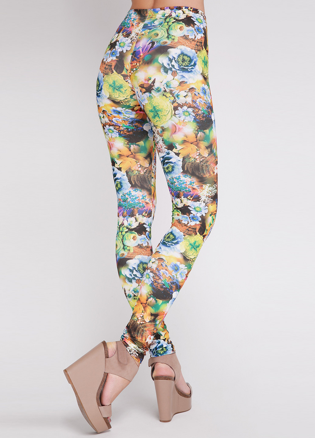 Легінси Art Style Leggings квіткові комбіновані кежуали