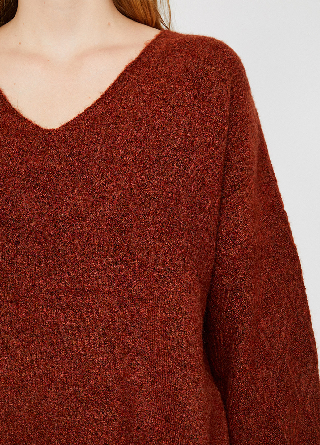Теракотовий демісезонний пуловер пуловер KOTON