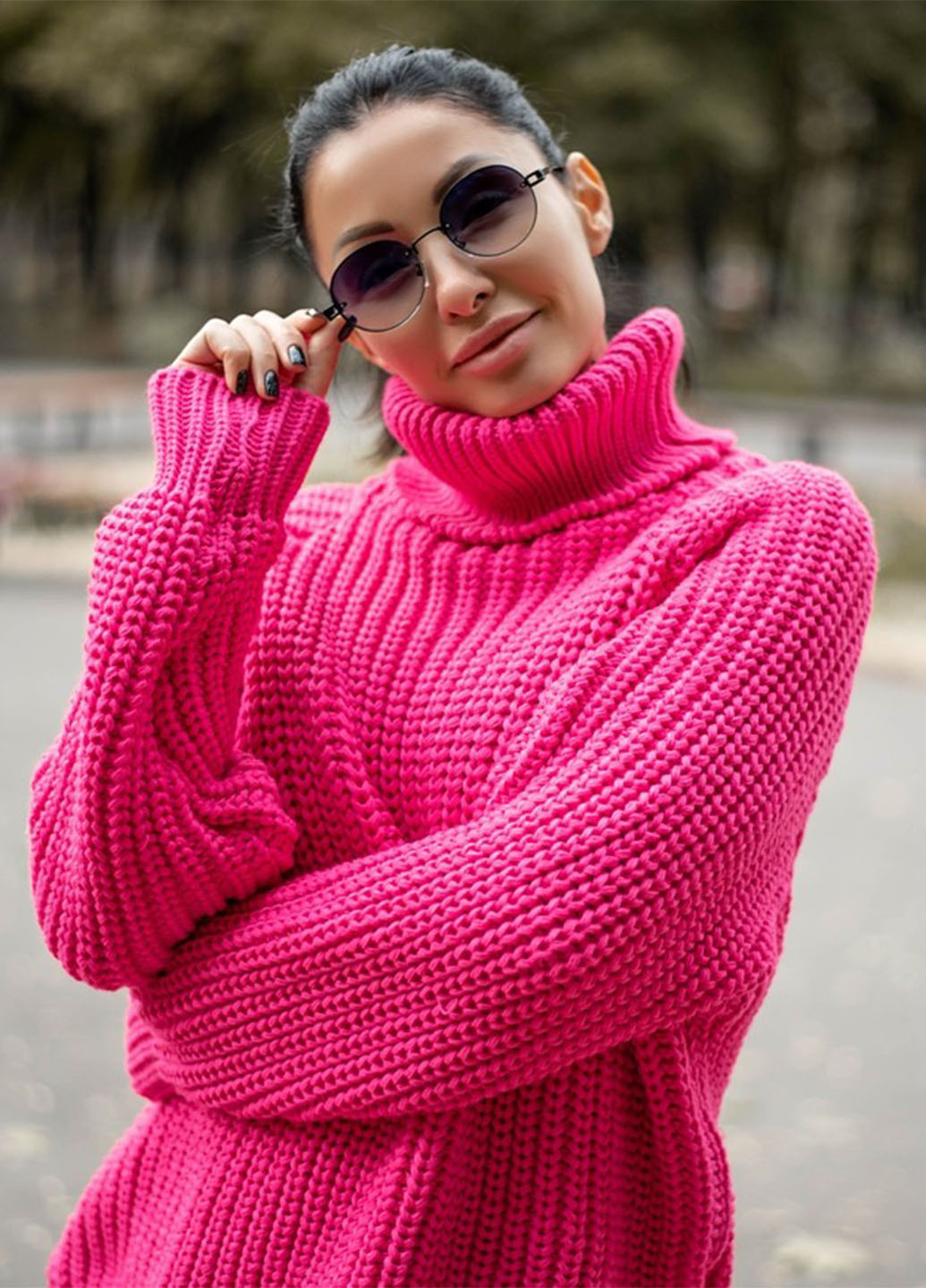 Малиновий демісезонний светр "джоллі" Anika